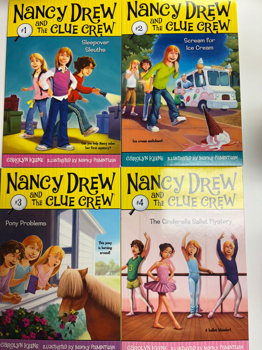 Nancy Drew and the Clue Crew 1-4