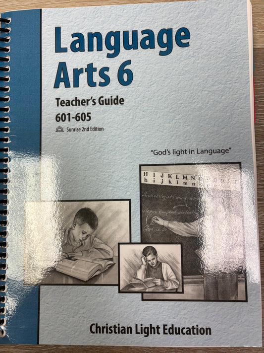 CLE Language Arts 6 Teacher’s Guide