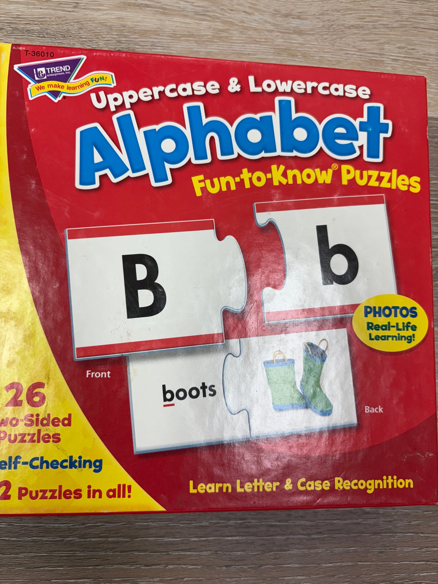 Uppercase & Lowercase Alphabet Puzzle