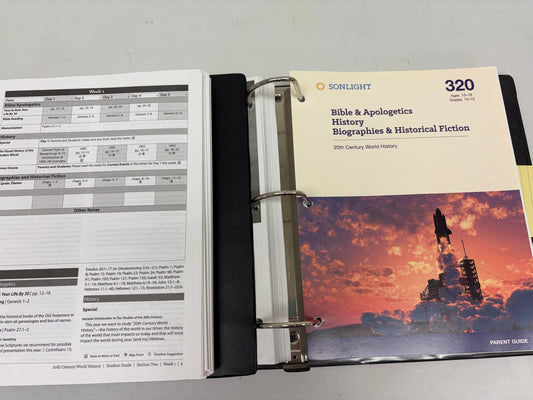 Sonlight 320 20th Century World History and 330 Literature