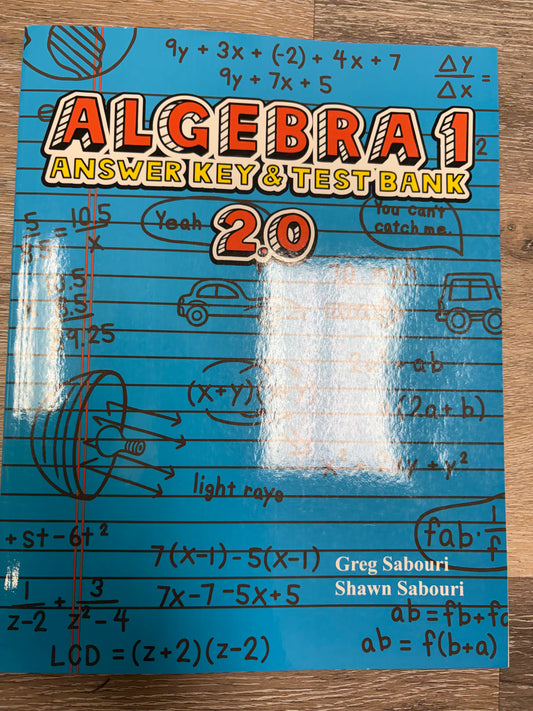 Teaching Textbooks Algebra 1 Answer Key/Test Bank