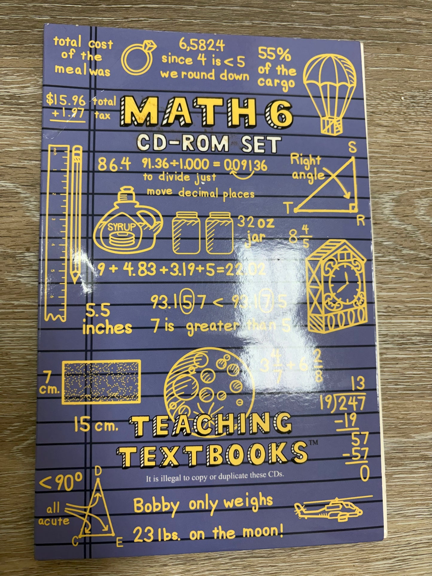Teaching Textbooks Math 6 CD ROM set