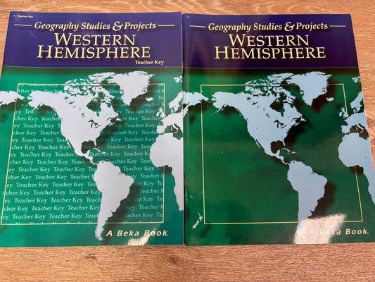 Abeka Geography Studies & Projects Western Hemisphere