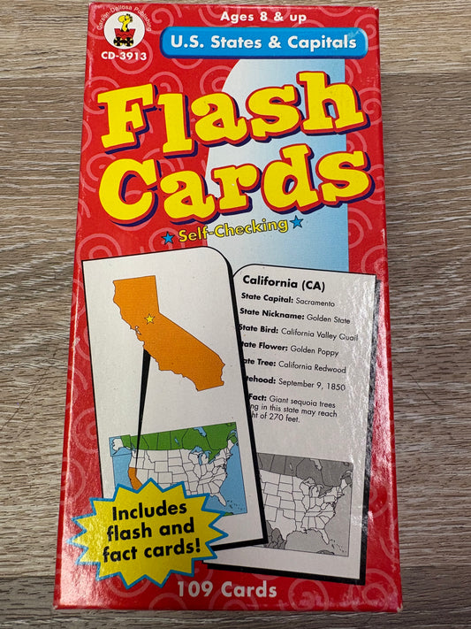 U.S. States & Capitals Flashcards