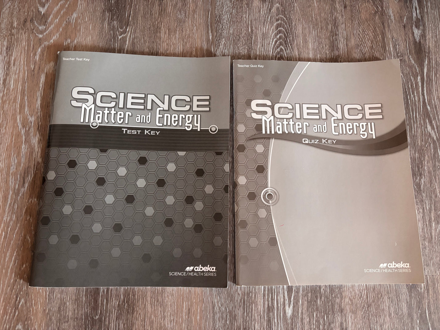 Abeka Science Matter & Energy Quiz and Test Key