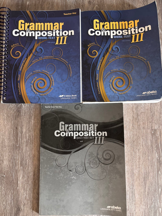 Abeka Grammar & Composition III