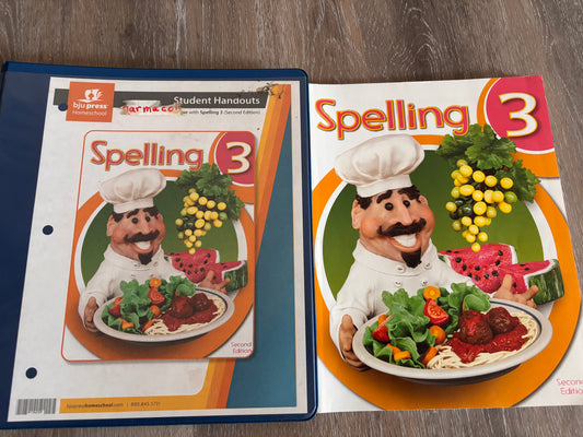 BJU Spelling 3