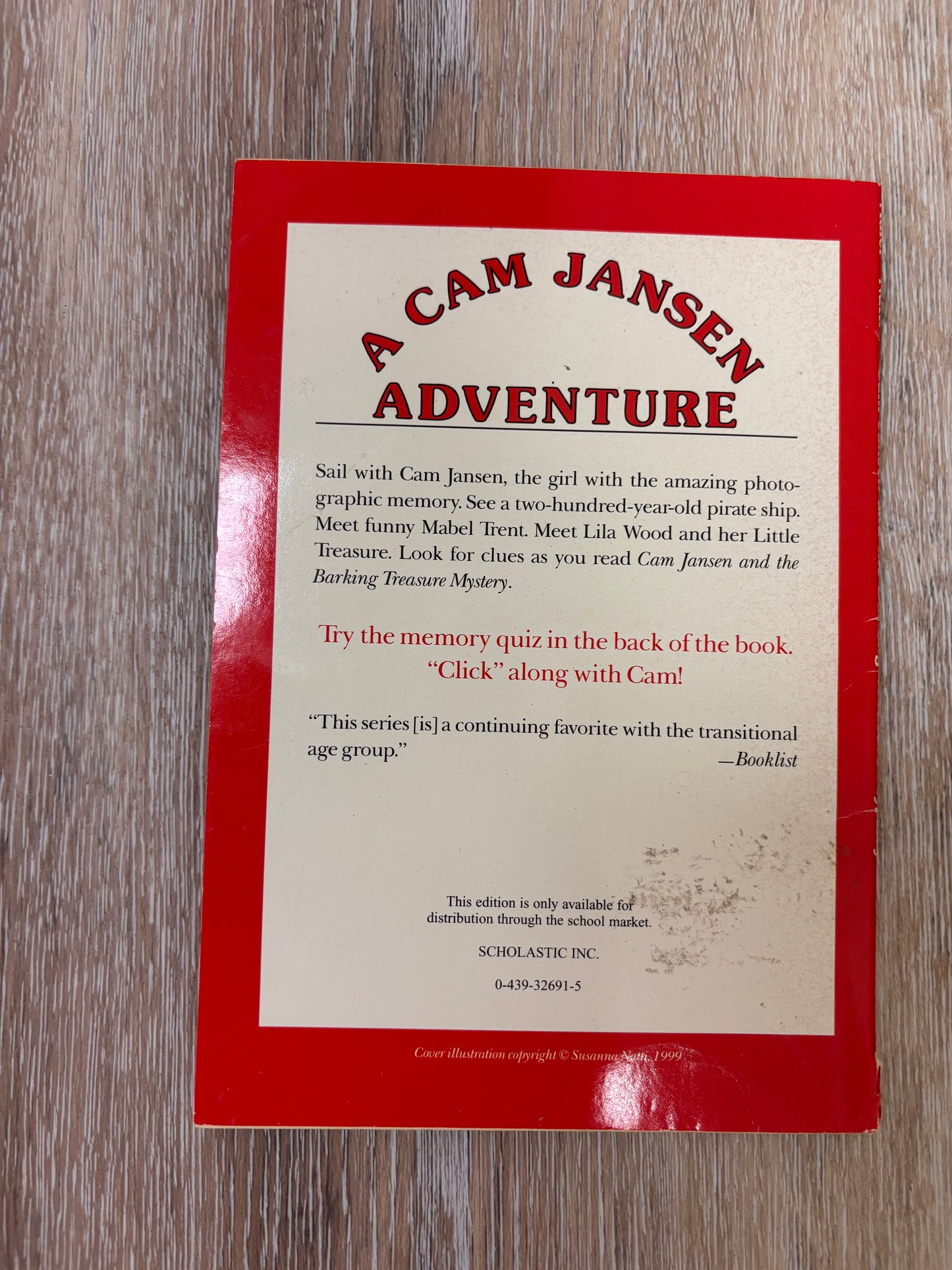 Cam Jansen and the Barking Treasure Mystery