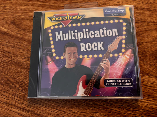 Rock n Learn Multiplication Rock CD