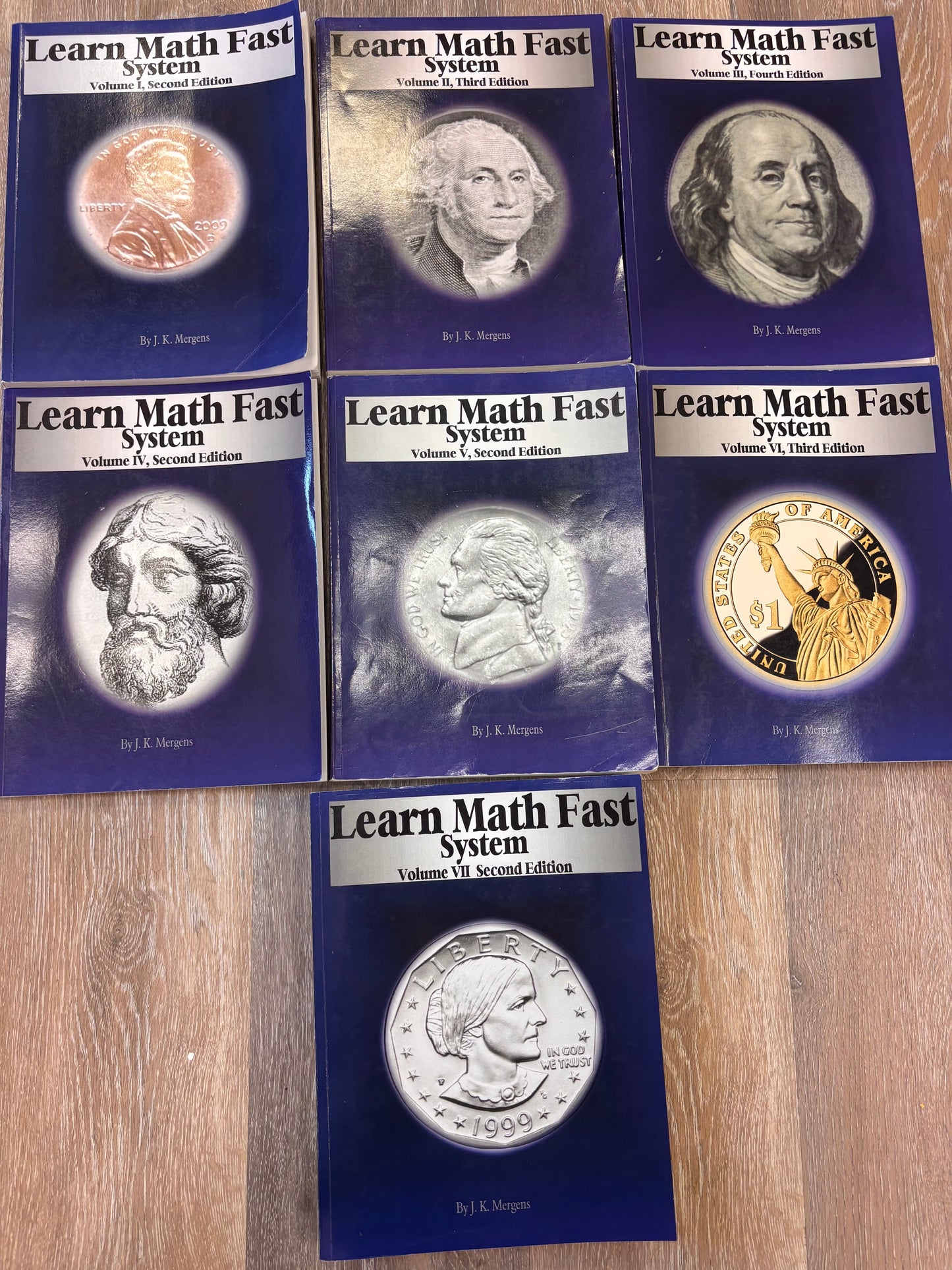 Learn Math Fast Vol 1-7