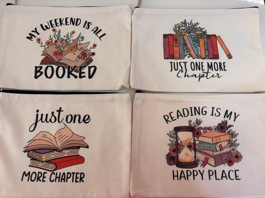 Assorted zipper bags/tote bags