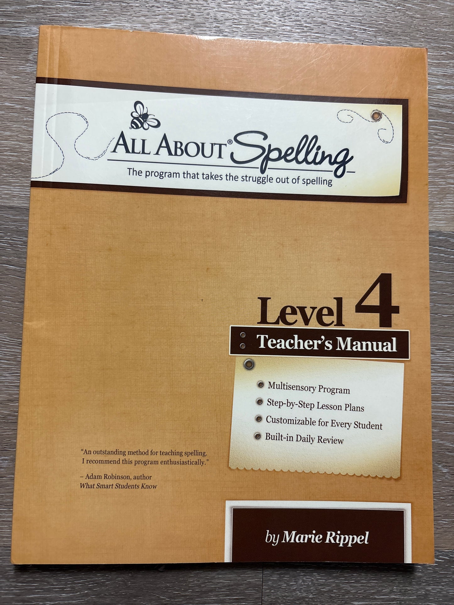 All about Spelling Level 4 Teacher’s Manual